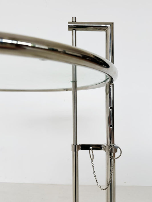 Tavolino regolabile in stile Eileen Gray, anni '80