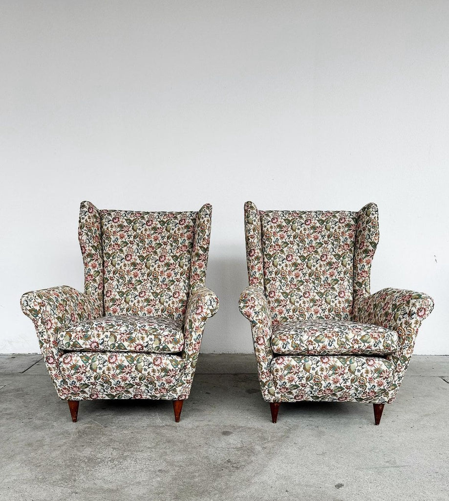 Pair of Bergere armchairs