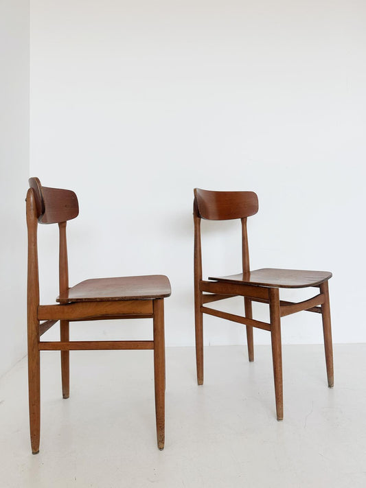 Pair of wooden chairs