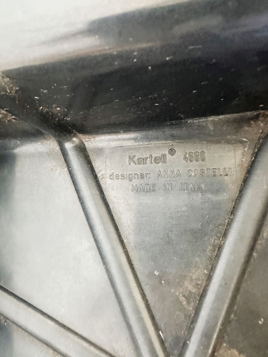 Fioriera con ruote disegnata da Anna Castelli per Kartell