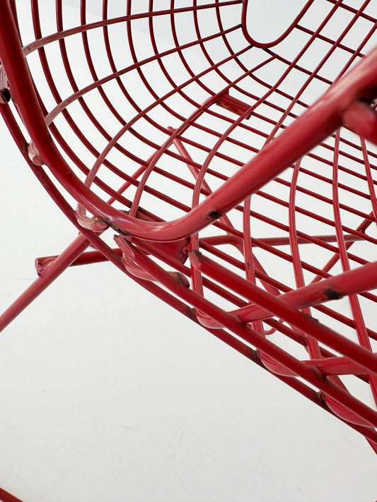 Pair of metal chairs