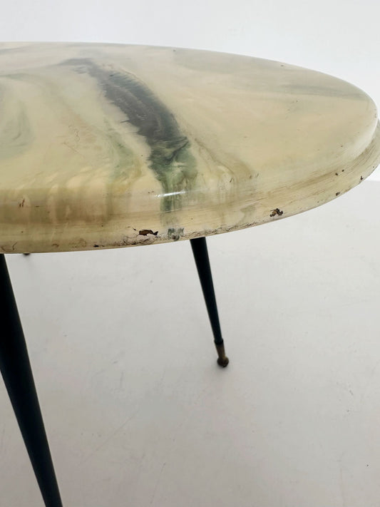 Faux marble coffee table