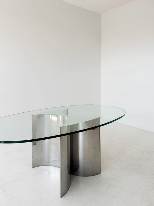 Dining table Giuseppe Raimondi for CristalArt, 1973