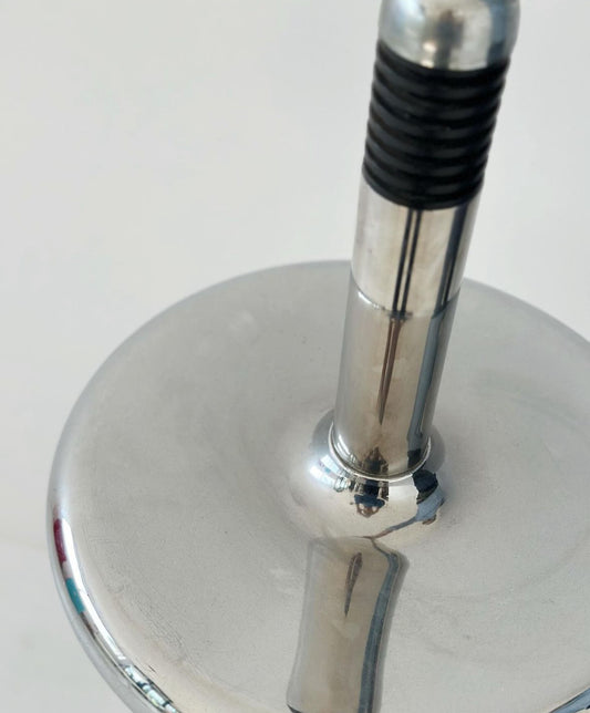 Lampadario cromo e vetro