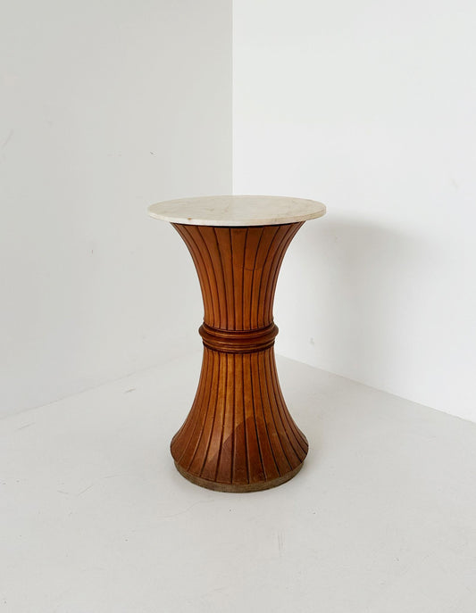 Coffee table with marble top