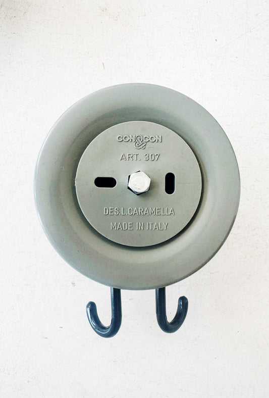 Five hangers designed by L. Caramella