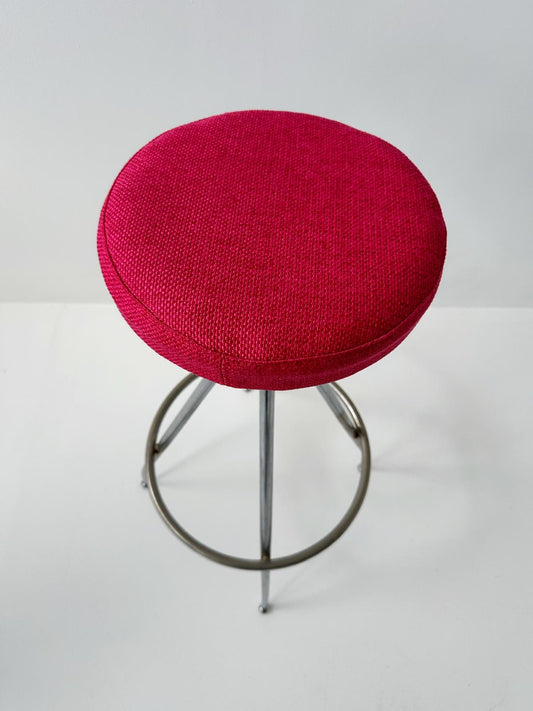 Metal and fabric stool