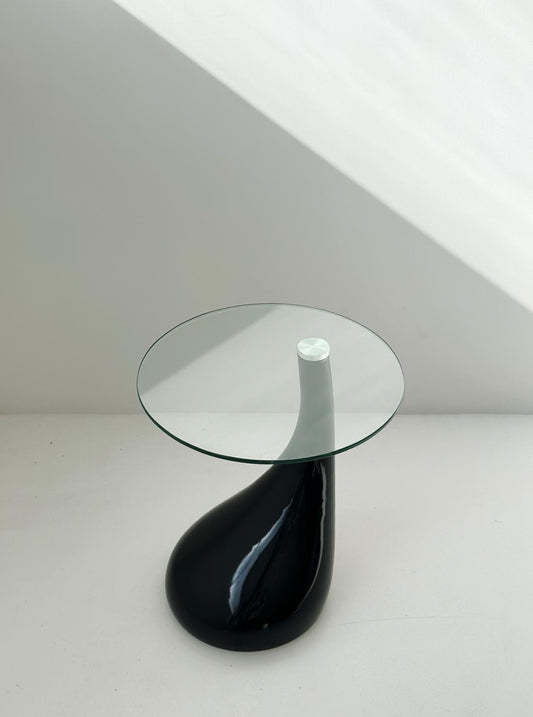 Coffee table with black base