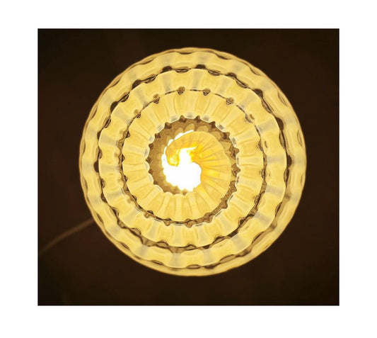 Lampada da tavolo con righe