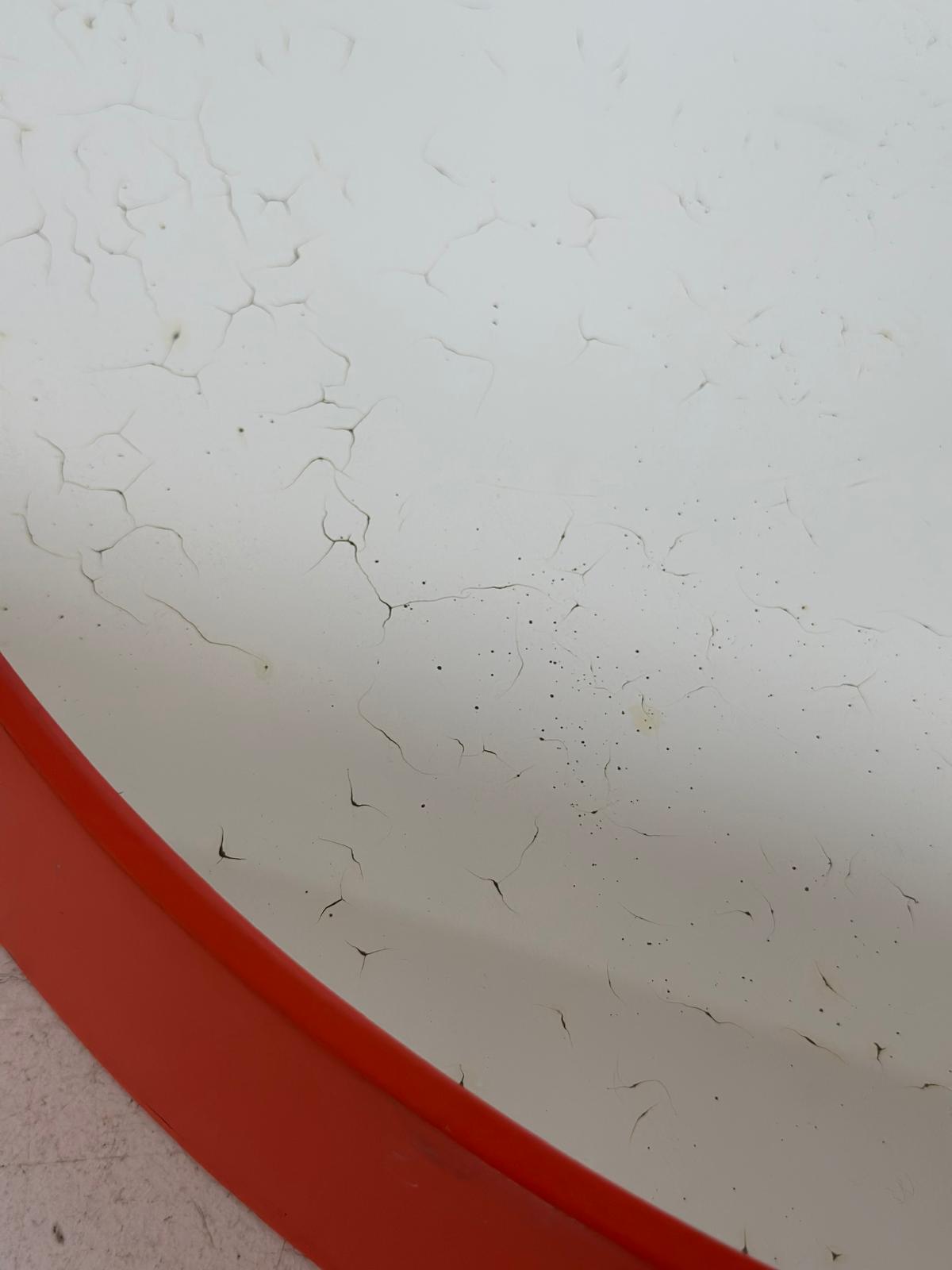 Specchio tondo in legno