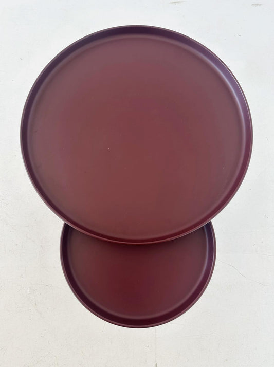 Coppia tavolini Fat-Fat di B&B Italia, disegnato da Patricia Urquiola