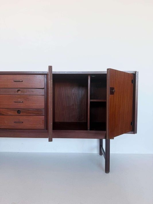 Teak sideboard with doors and drawers – 1960s