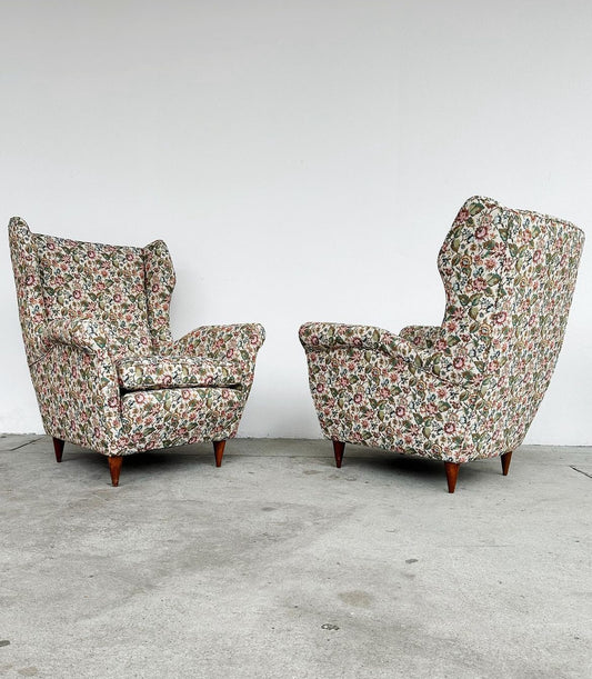 Pair of Bergere armchairs