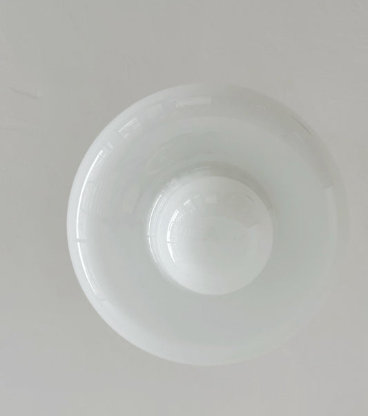 Lampadario cromo e vetro