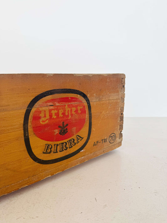Advertising beer crate