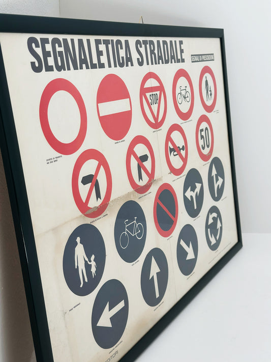 Manifesto segnaletica stradale