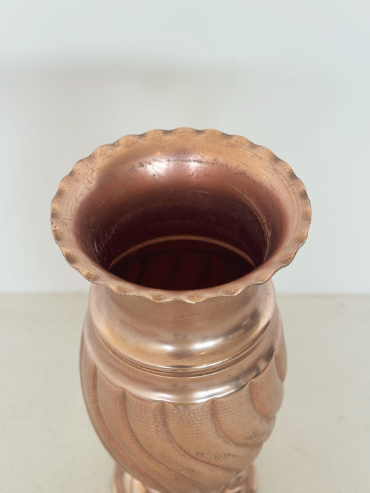 Copper umbrella stand