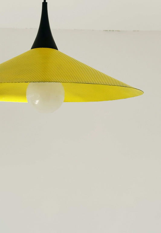 Chandelier in perforated metal