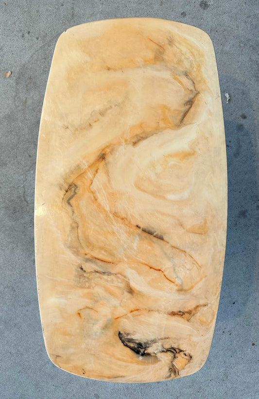 Faux marble coffee table