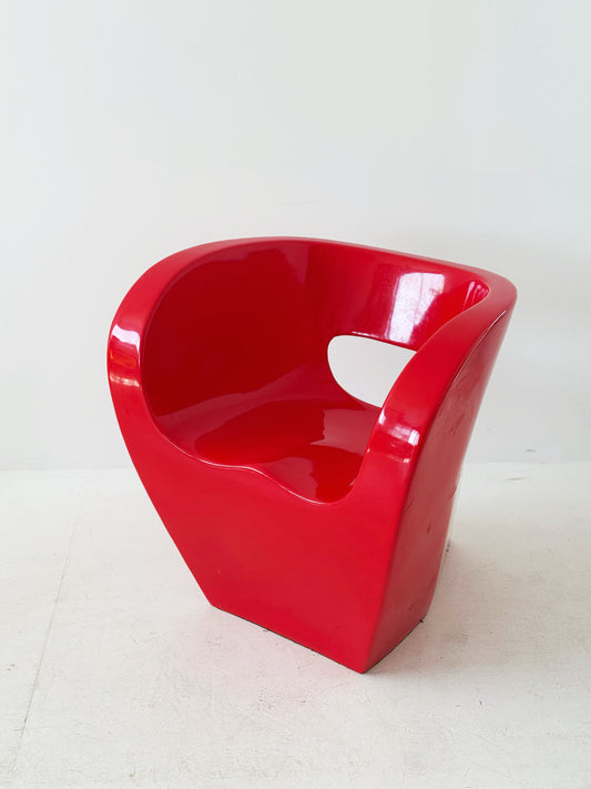 Red armchair
