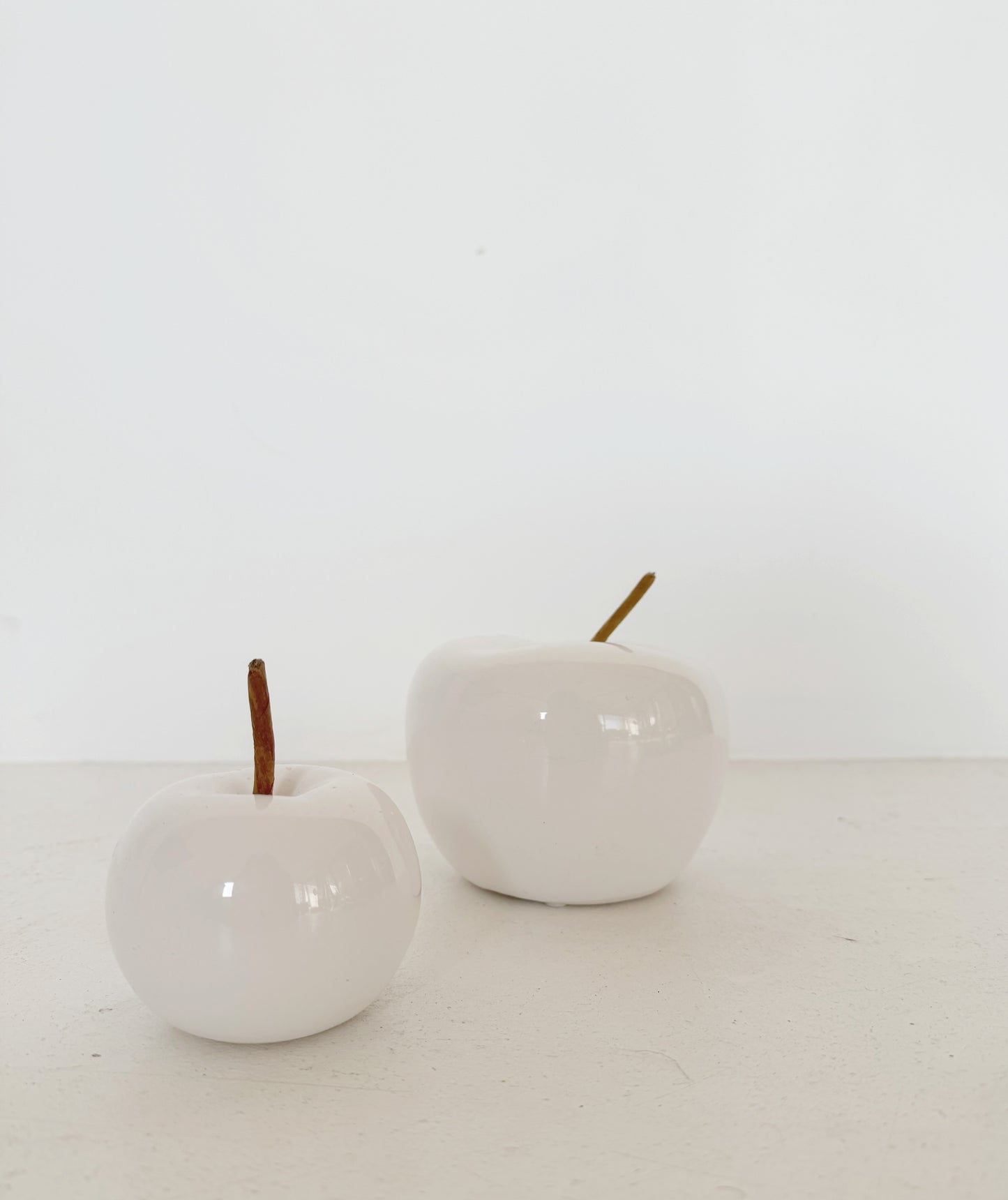 Coppia mele ceramica