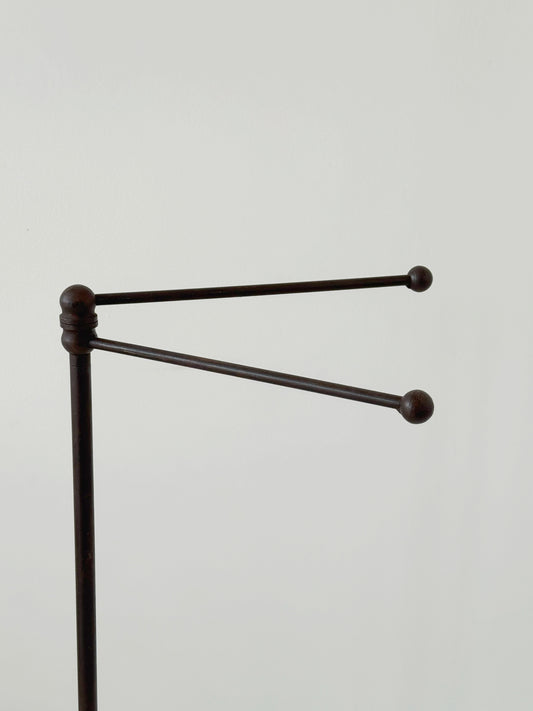 Wrought iron towel holder