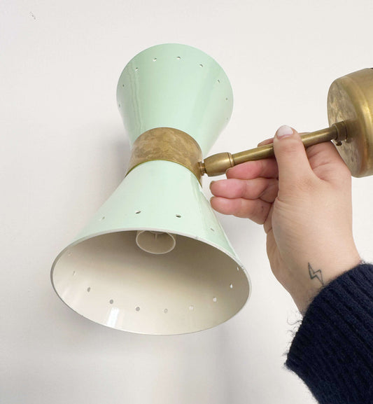 Brass and aluminum applique