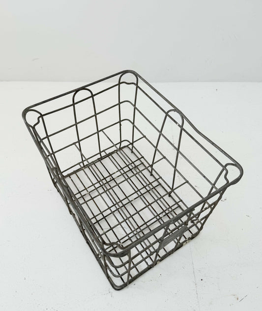 Vintage metal bottle holder