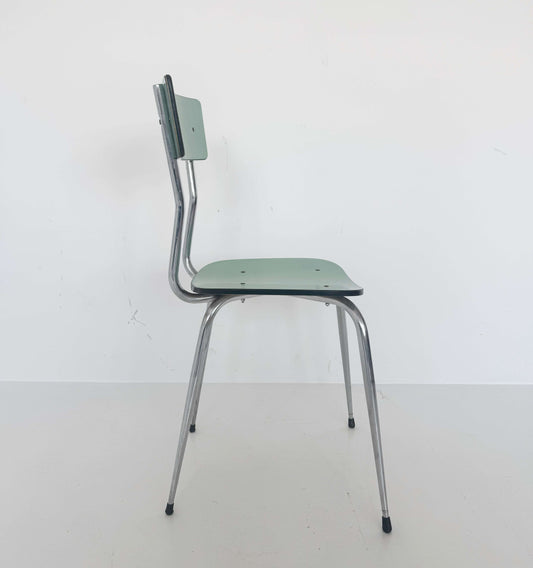Formica and chromed metal chair