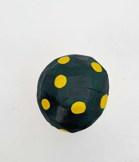 Small handcrafted wooden decorative mushroom – Lago Santo Parmense