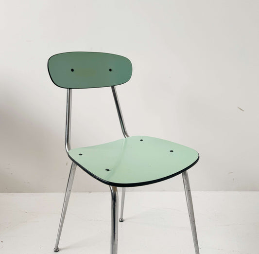 Vintage metal and formica chair – 1950s/60s