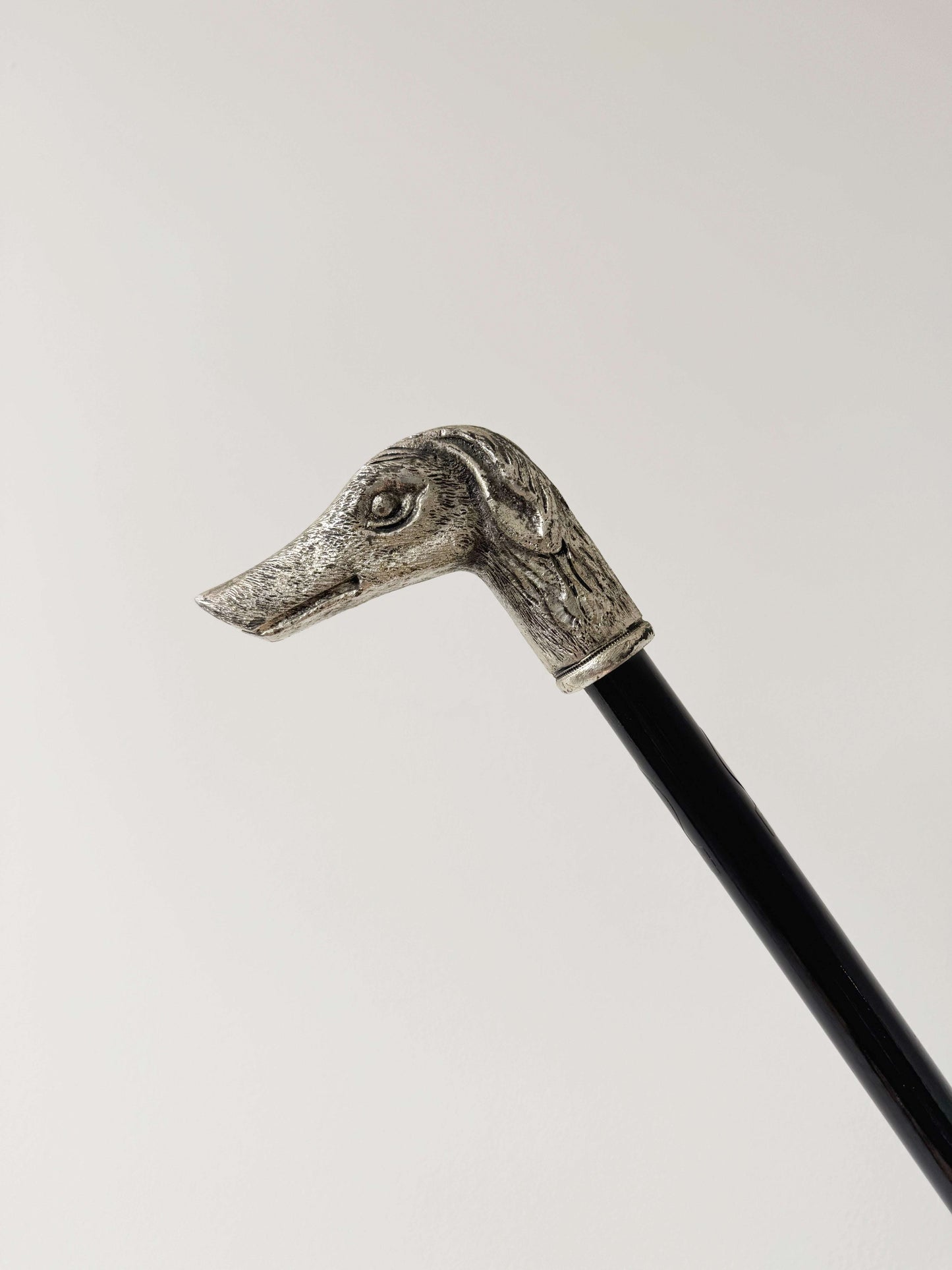 walking stick with caricatured figurative handle (late 19th – early 20th century)