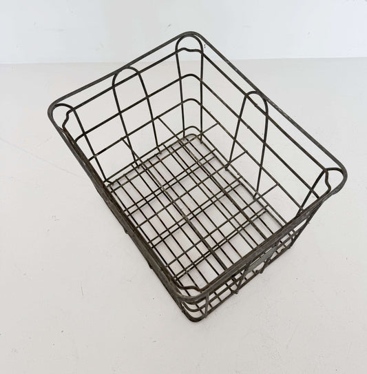 Vintage metal bottle holder