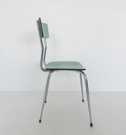 Formica and chromed metal chair
