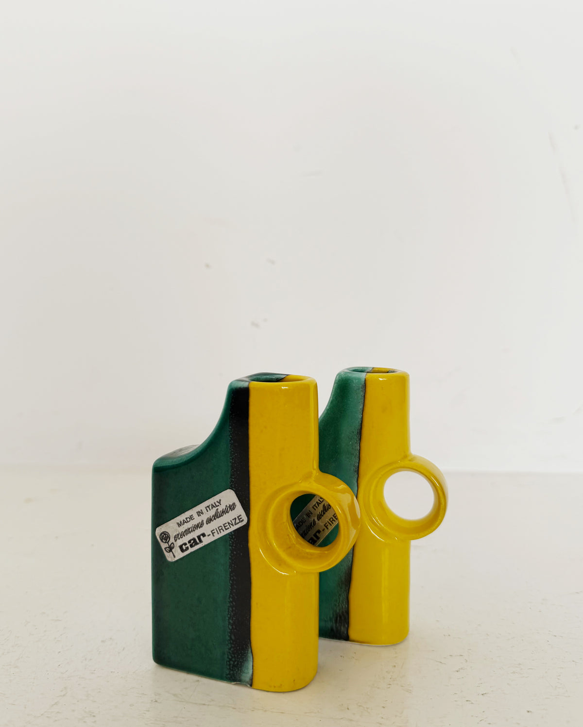 Pair of CAR Florence ceramic vessels, 1960s