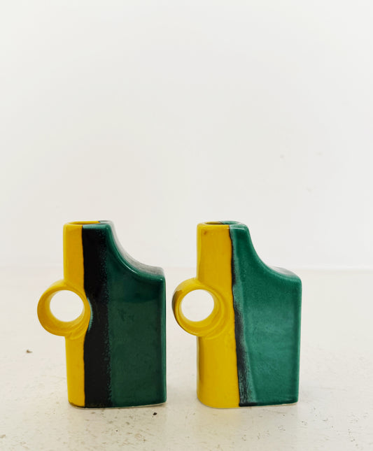 Coppia di boccetti in ceramica CAR Firenze, anni ’60
