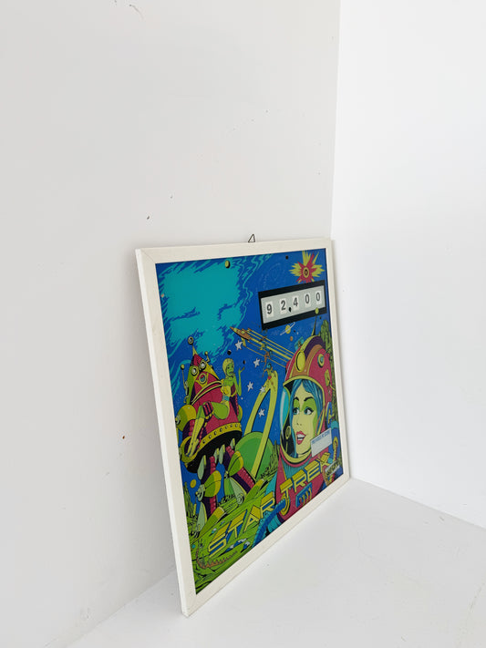 Pannello "Star Trek" - Grafica da flipper anni '70
