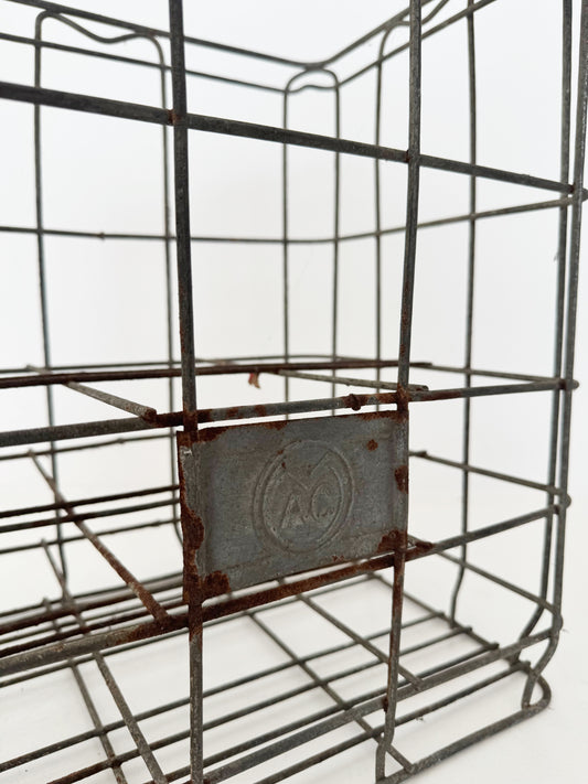 Portabottiglie in metallo anni '60