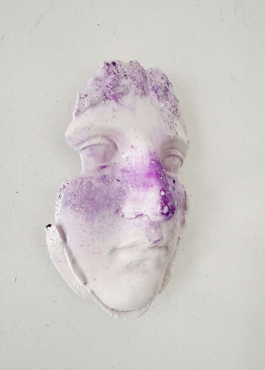 Hand-molded and finished gesso- Valeria