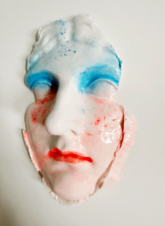 Hand-molded and finished gesso- Giorgia