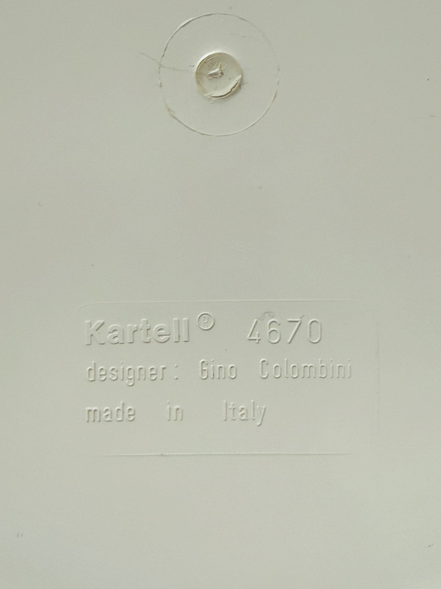 "4670" Wastebasket by Gino Colombini for Kartell, 1960s
