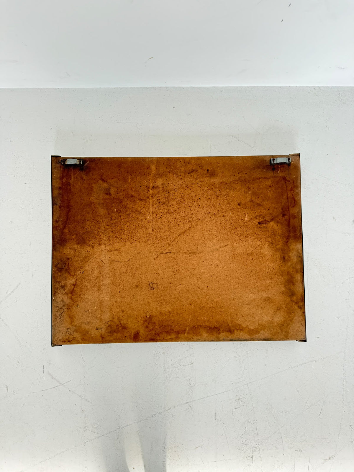 Rectangular mirror with aluminum profiles – 1970s