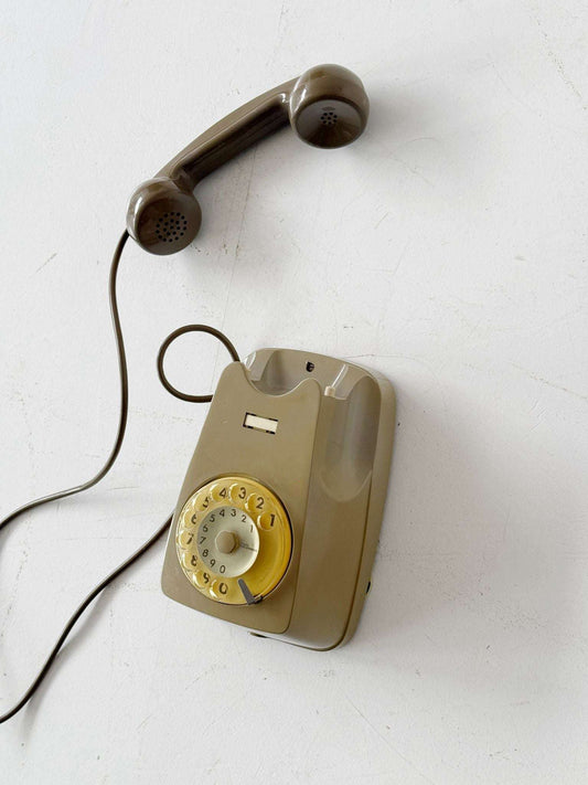 Vintage Rotary Wall Telephone – 1960s/1970s