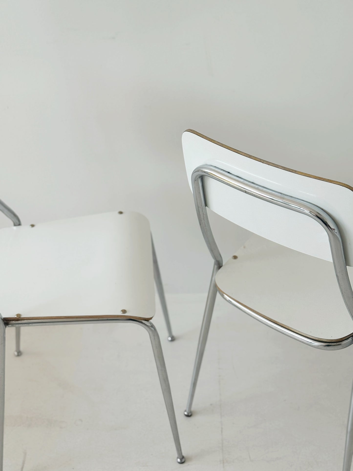 Pair of formica chairs