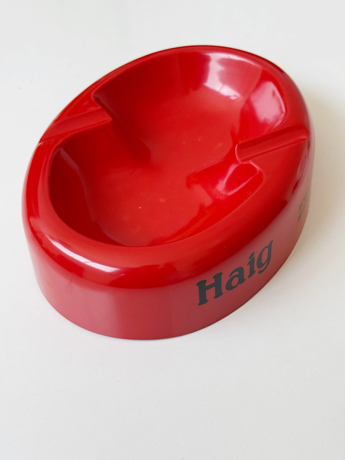 Haig Scotch Whisky advertising ashtray – MEL R2S, Milan, 1970s