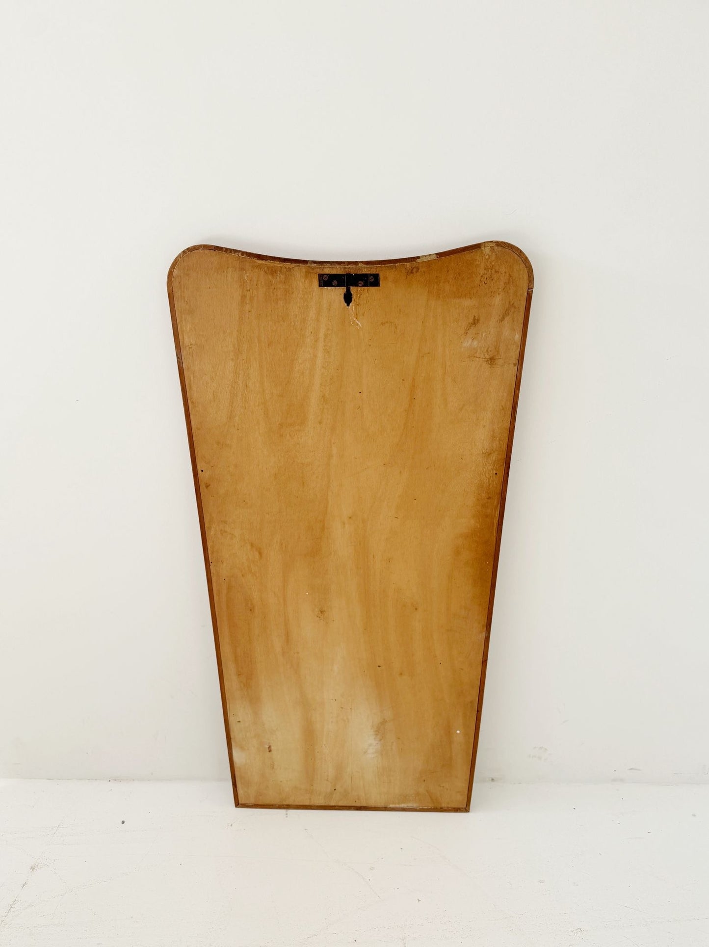 Specchio da parete in legno, Italia, anni '50-'70