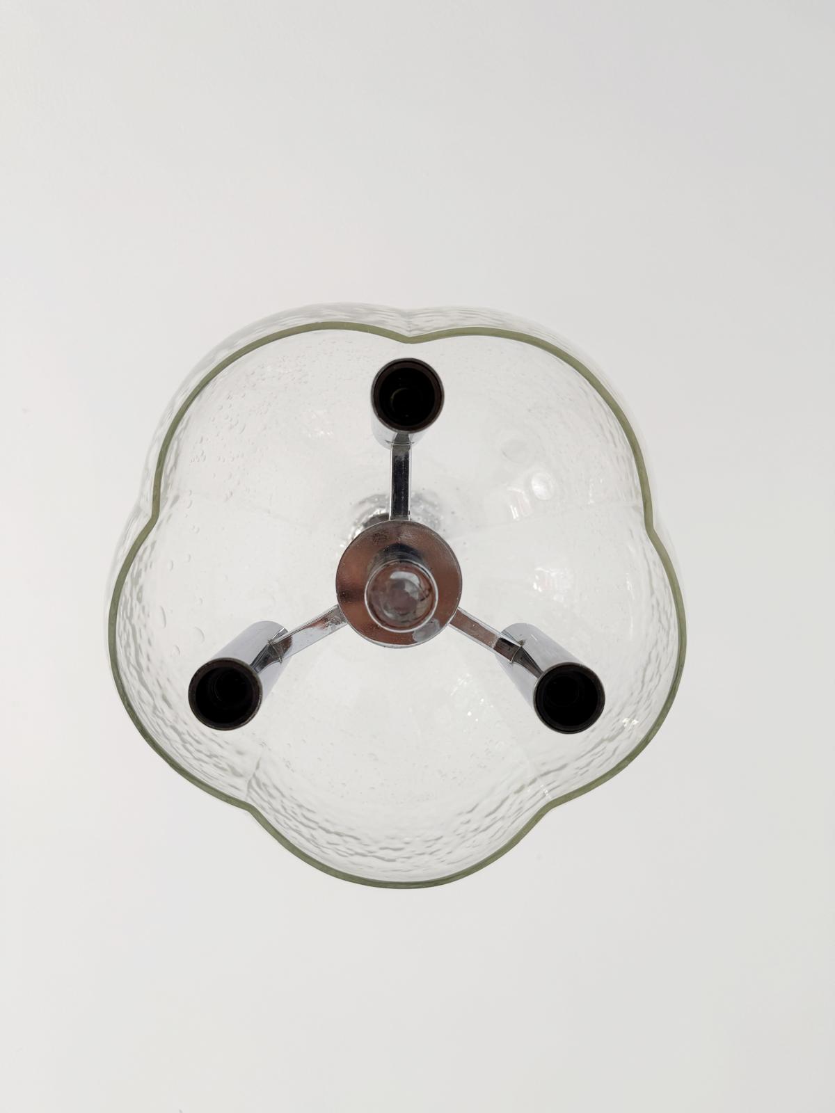 Lampadario vetro soffiato