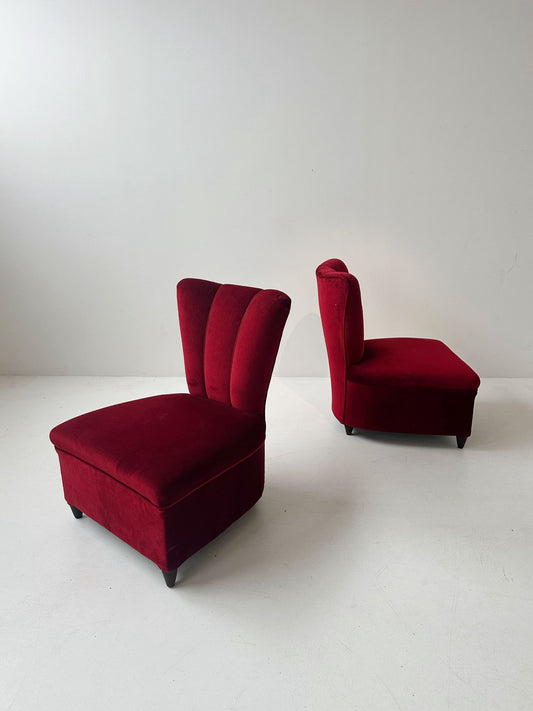 Pair of small armchairs