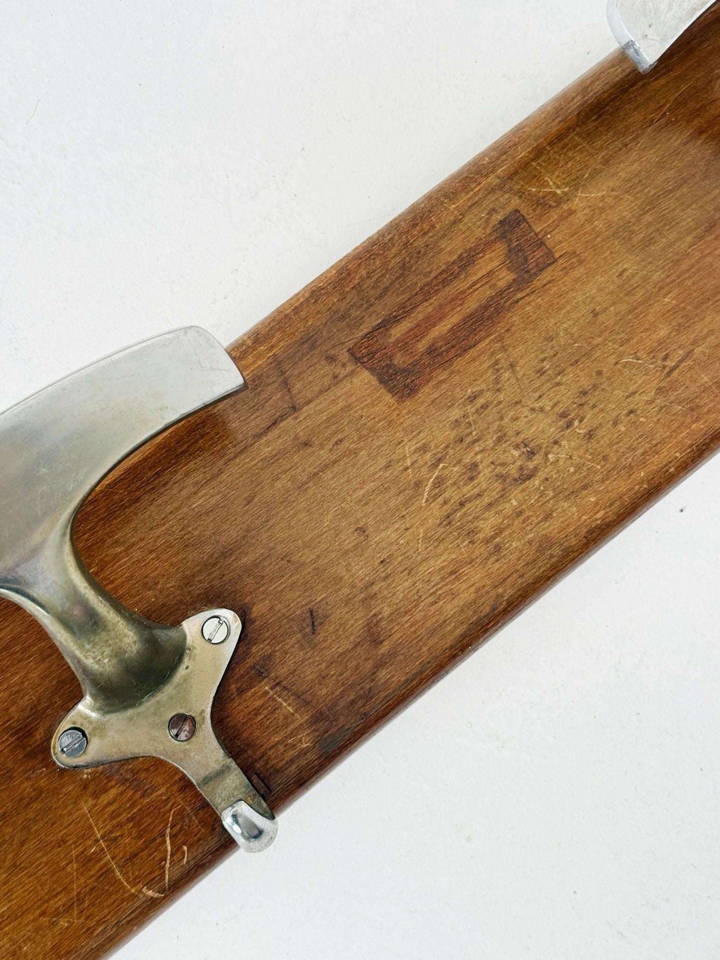Italian wall-mounted coat rack from the 1950s and 1960s