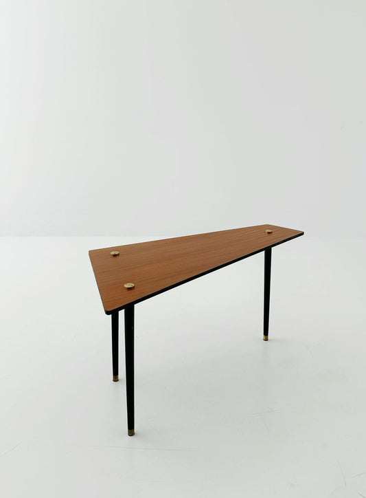 Tavolino in legno e metallo